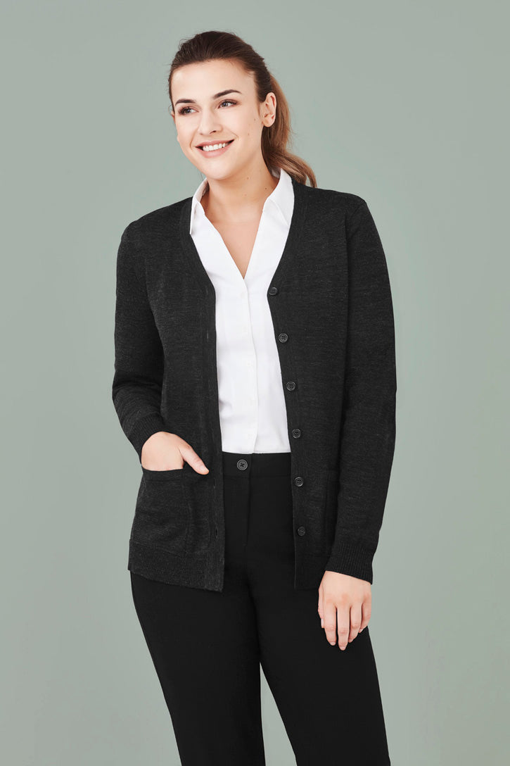 CK045LC - WOMENS BUTTON FRONT CARDIGAN