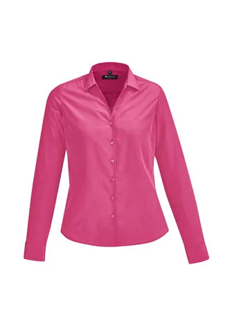 40410 Womens Solanda Plain Long Sleeve Shirt