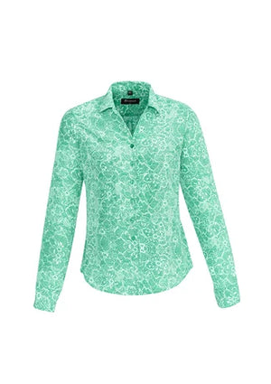 40510 Womens Solanda Print Long Sleeve Shirt