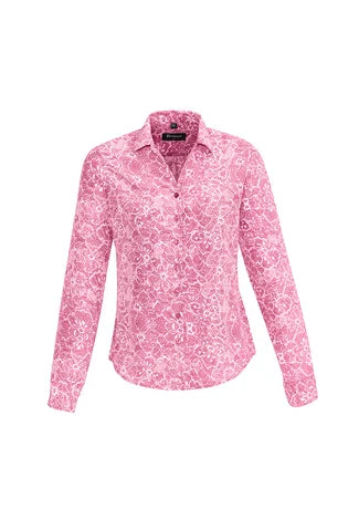 40510 Womens Solanda Print Long Sleeve Shirt