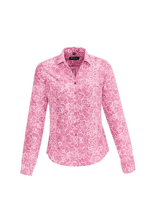 40510 Womens Solanda Print Long Sleeve Shirt