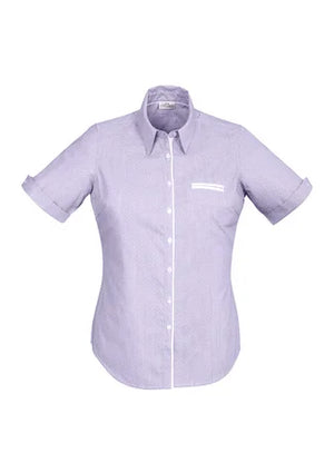 41722 Womens Calais Short Sleeve Shirt Purple Reign