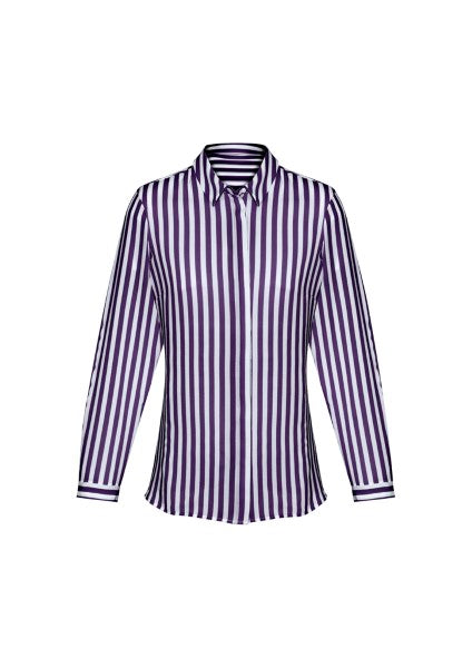 43610 Verona Womens Long Sleeve Shirt Purple Reign