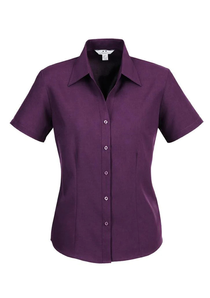 LB3601 LADIES PLAIN OASIS S/S SHIRT GRAPE