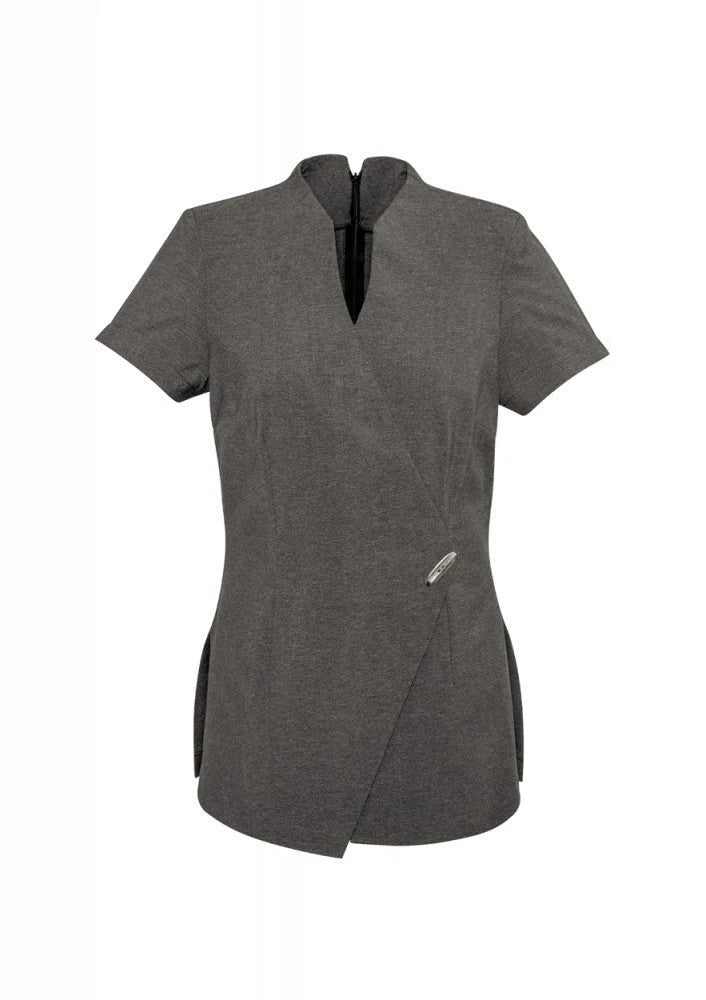 H630L Ladies Spa Tunic Natural Marle