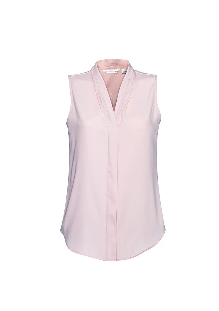 S627LN Ladies Madison Sleeveless Top Blush Pink