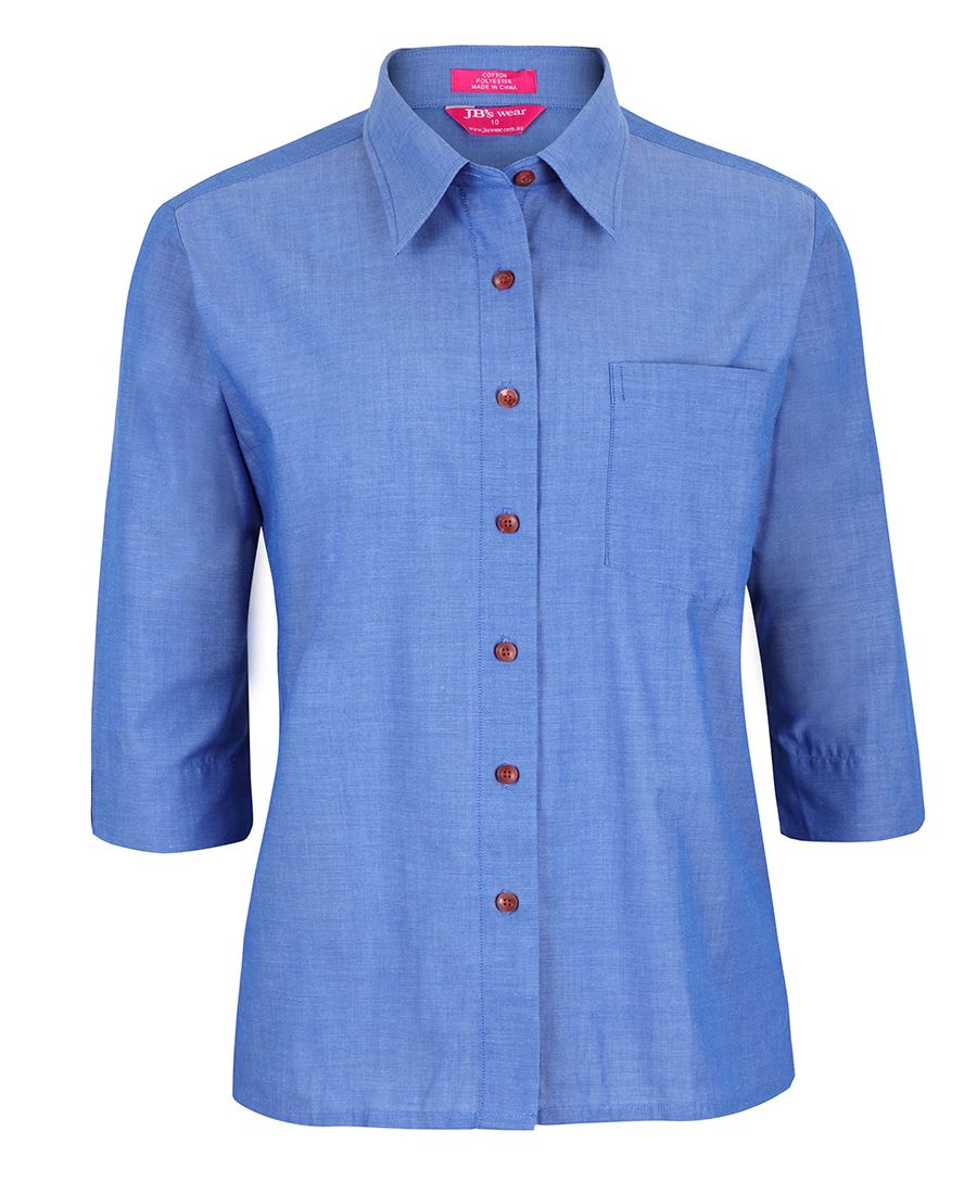 4LICT - JB’S LADIES ORIGINAL 3/4 INDIGO CHAMBRAY SHIRT