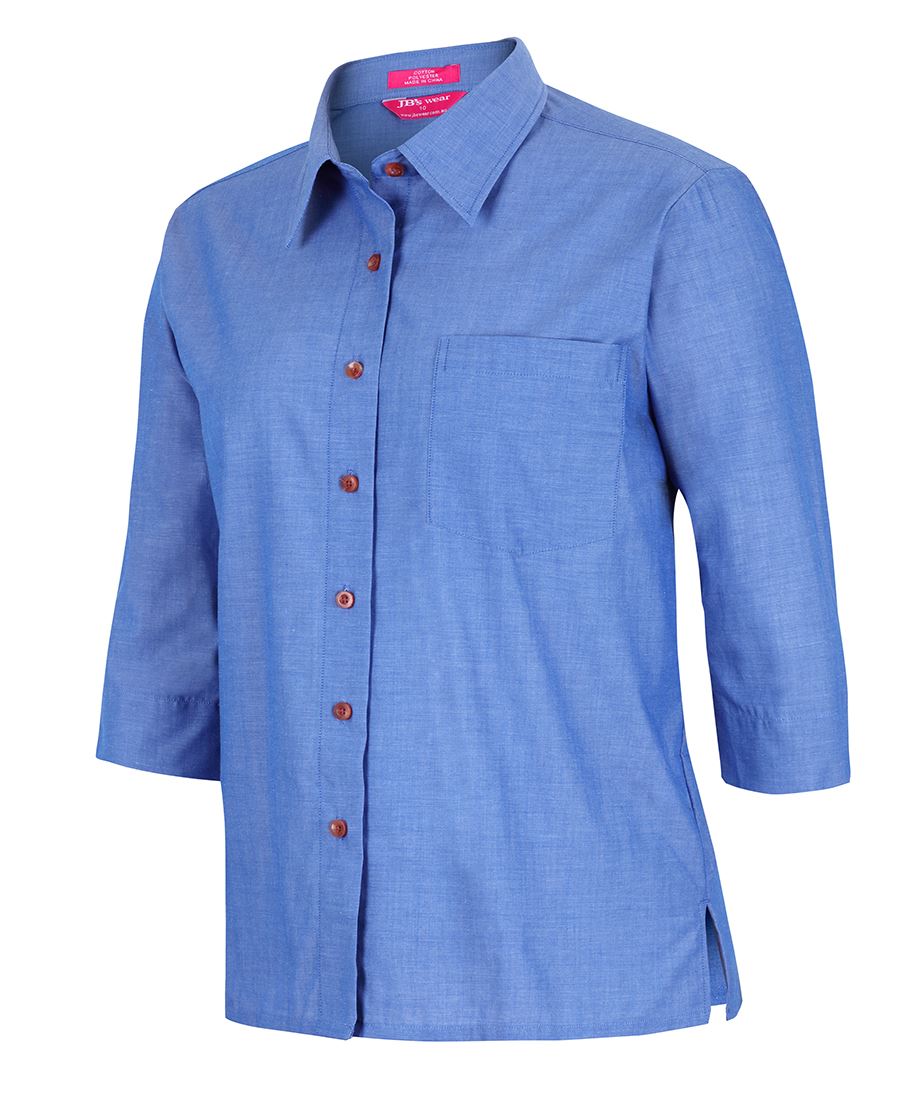 4LICT - JB’S LADIES ORIGINAL 3/4 INDIGO CHAMBRAY SHIRT