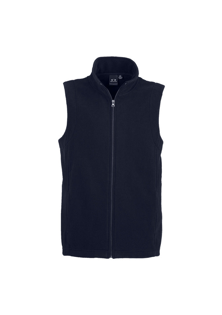 F233MN - MENS PLAIN MICRO FLEECE VEST