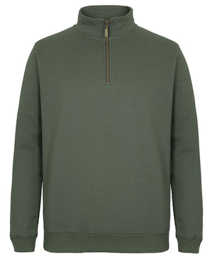 S3FSZ - C OF C BRASS 1/2 ZIP SWEAT