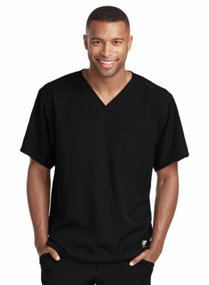 SK0112 - Men's Structure Scrub Top (2XL to 5XL) - 15 Colors Available