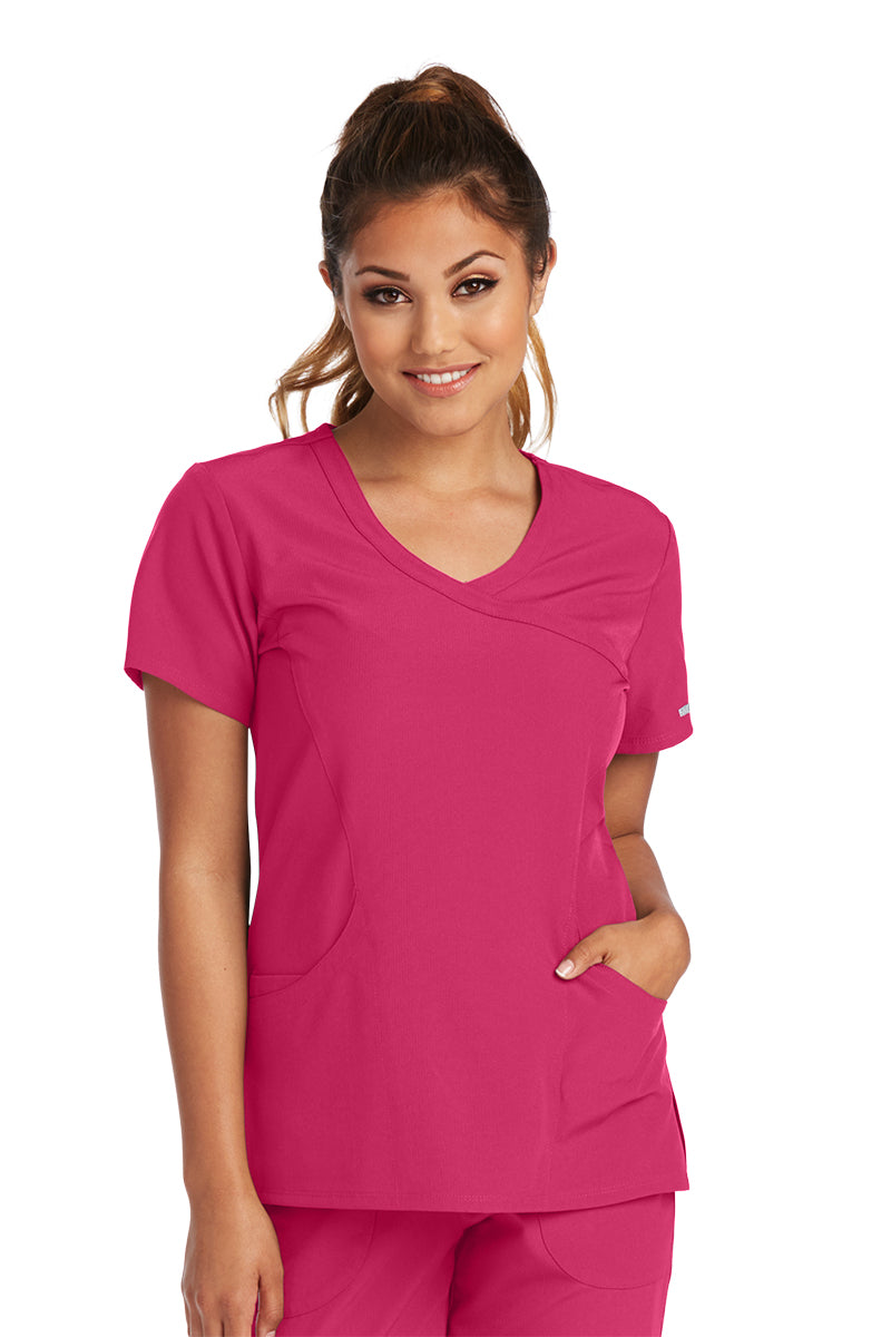 SK102 - Ladies Reliance Scrub Top (2XL - 5XL) - 16 Colors Available
