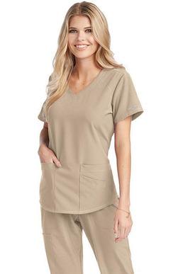 SK101 - Ladies Breeze Scrub Top (2XL to 5XL) - 16 Colors Available