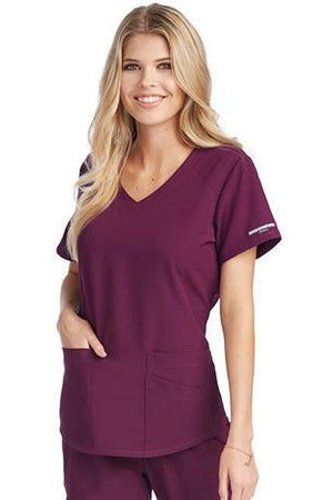 SK101 - Ladies Breeze Scrub Top (2XL to 5XL) - 16 Colors Available